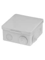 Коробка расп. о/у 100х100х50, 8 герм. IP54 СЕРЫЙ ТДМ (10шт/60шт)