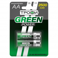 Аккумуляторная батарея ТРОФИ  HR6-2BL 2500 mAh