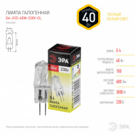 Лампа гал. JCD 40W G4 230V-CI ЭРА